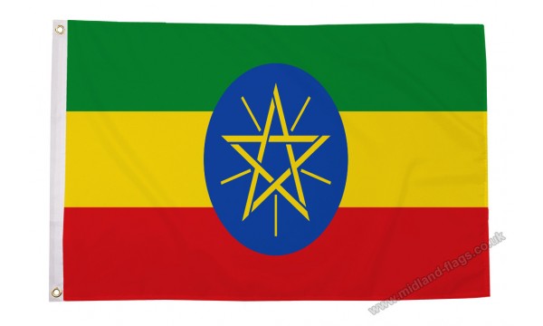 Ethiopia (with star) Flag